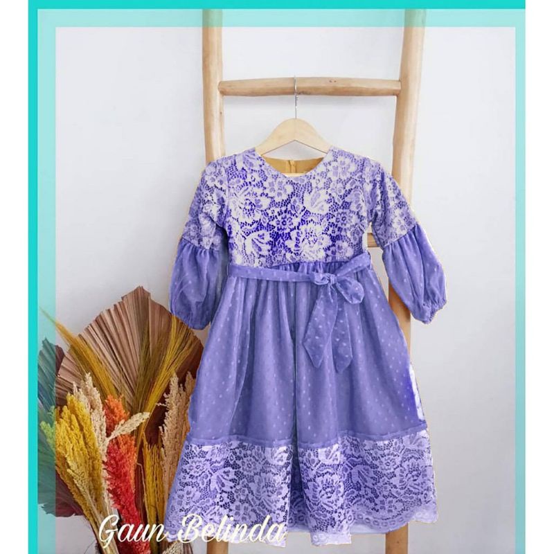 gamis anak DRESS anak baju pesta anak baju undangan 3-10 thn