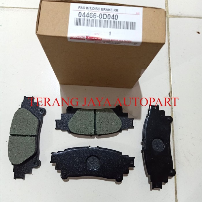 kampas rem belakang sienta