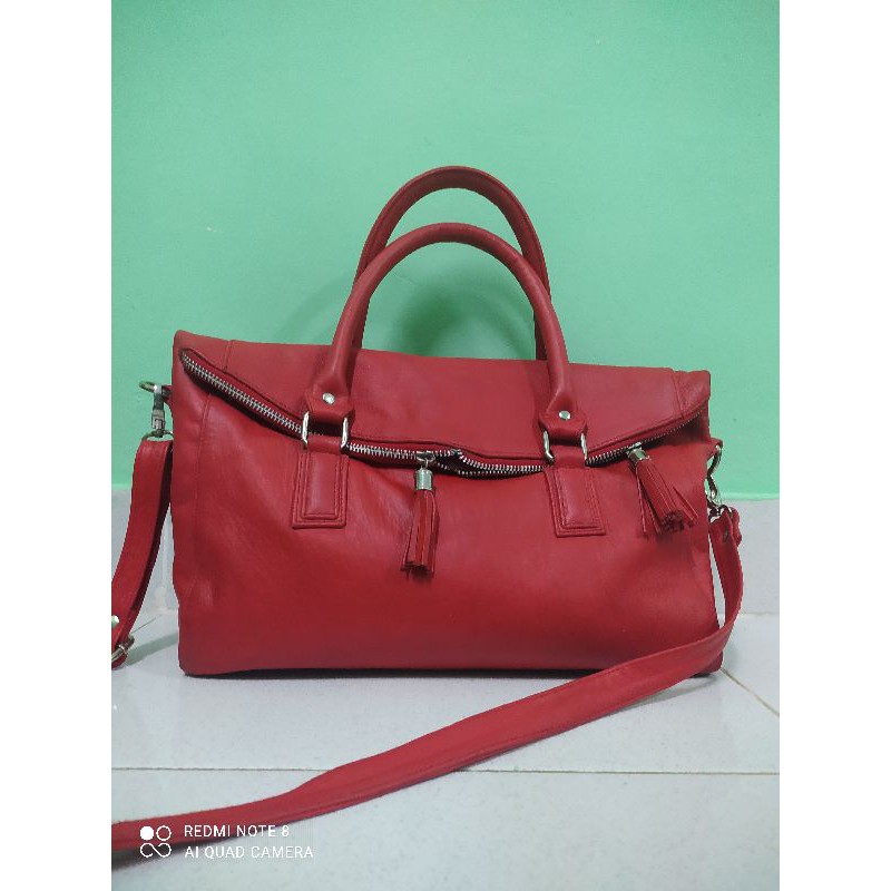 TAS WANITA KULIT PL MERAH