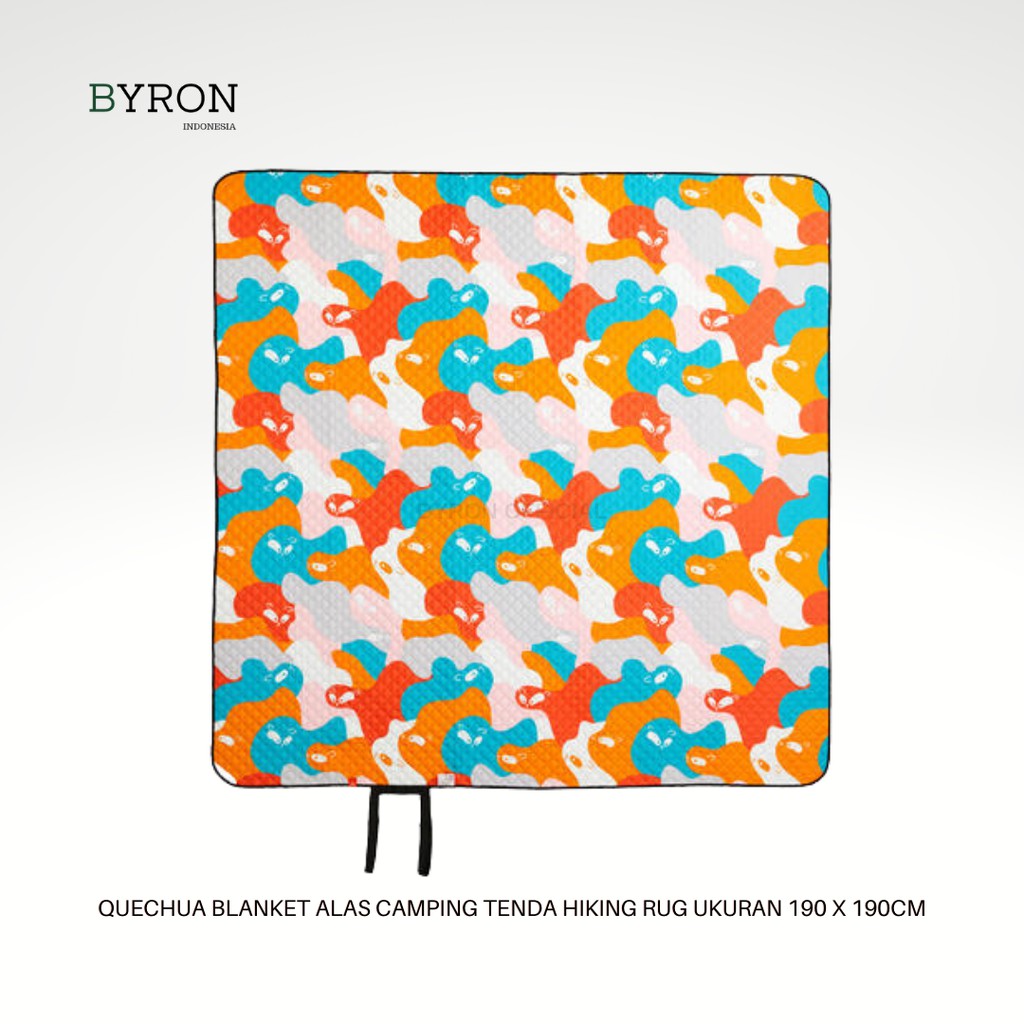 QUECHUA Blanket Alas Camping Tenda Hiking Rug Ukuran 190 X 190cm