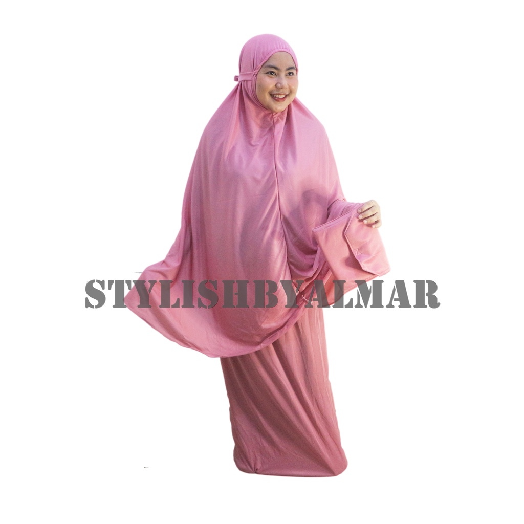 Mukena Polos Katun Travel Hyget Premium Ukuran Dewasa Adem Berkualitas