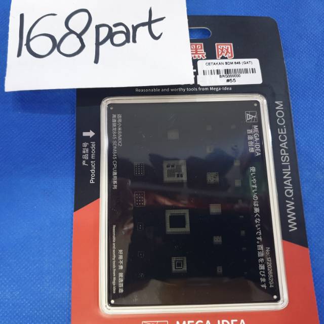 PLAT BGA HITAM MEGA IDEA QUALCOMM SDM845