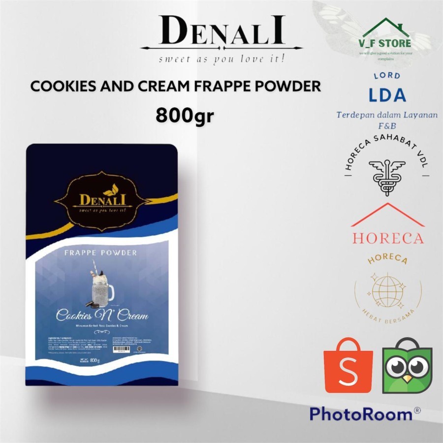 

Cookies and cream Frappe powder