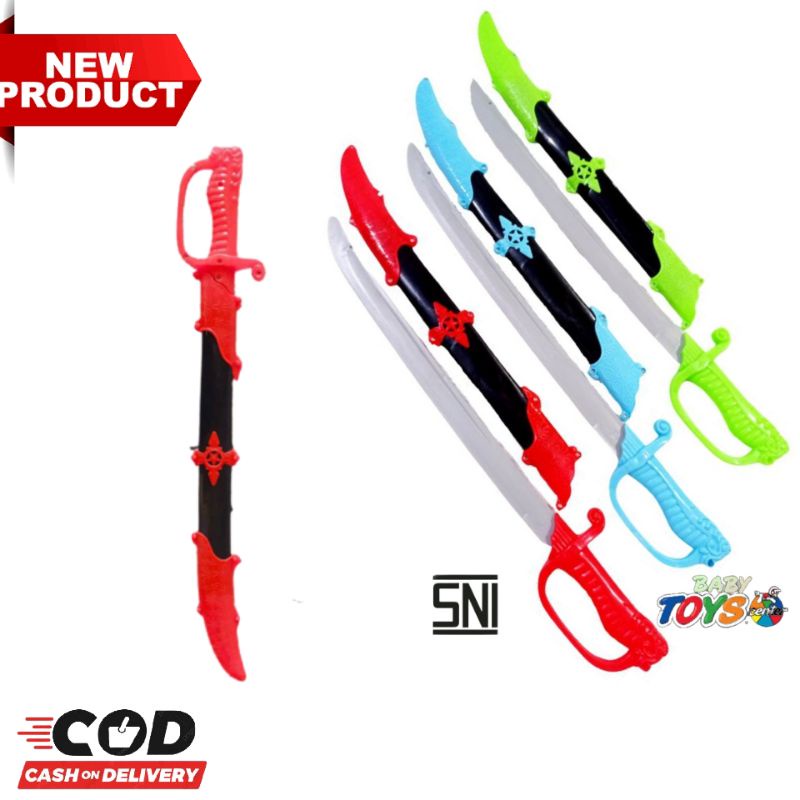 Mainan Pedang Arab Plastik Edukasi - Pedangan Aladin Anak Edukatif