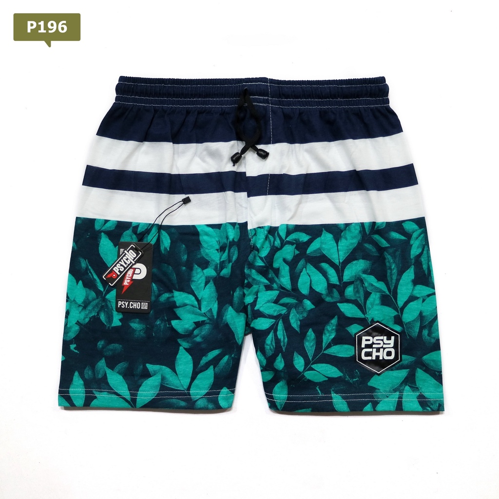 BEST SELLER - BOXER PRIA WANITA CELANA PENDEK GROSIR KOLOR PANTAI-DBM-X29