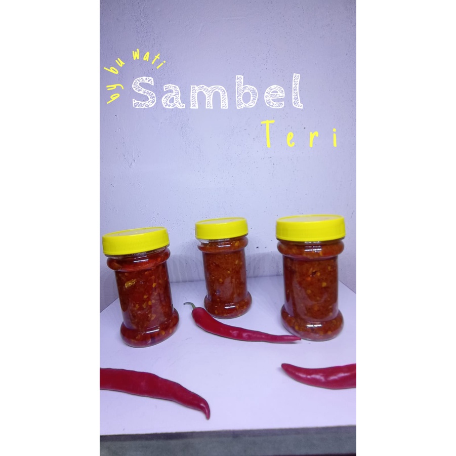 HAYFA - Sambal Cumi Pedas 150 gr Bumbu Rujak Manis 350 gr Sambel Teri Sambal Tongkol Sambel Terasi Hot Mantap Murah Best Seller Grosir Beli satu dapat satu