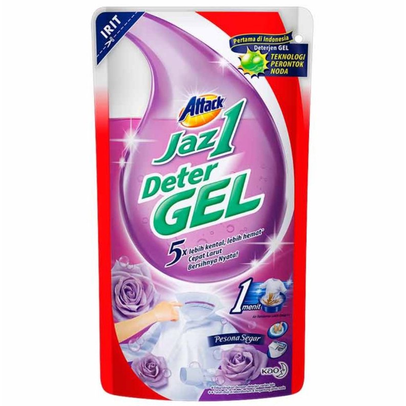 sabun cuci/Attack jazz 1 deterjen gel 750gr