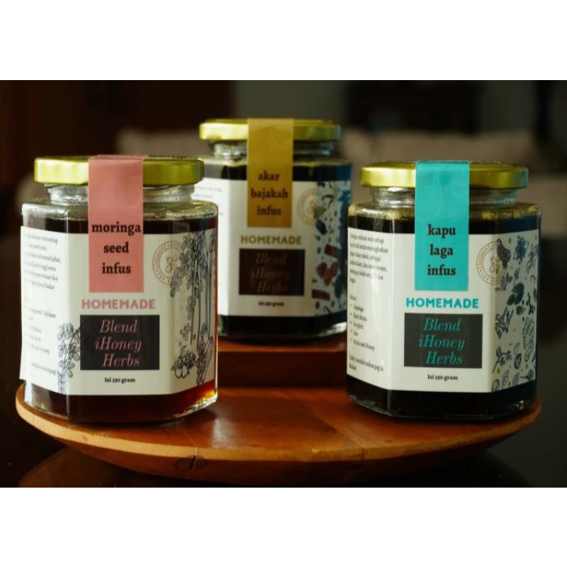 

Blend infused i honey herbs 350gr