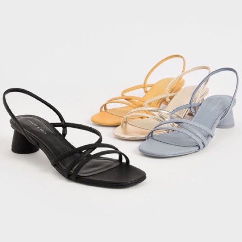 CNK | Charles and Keith Strap Sandals with Heels