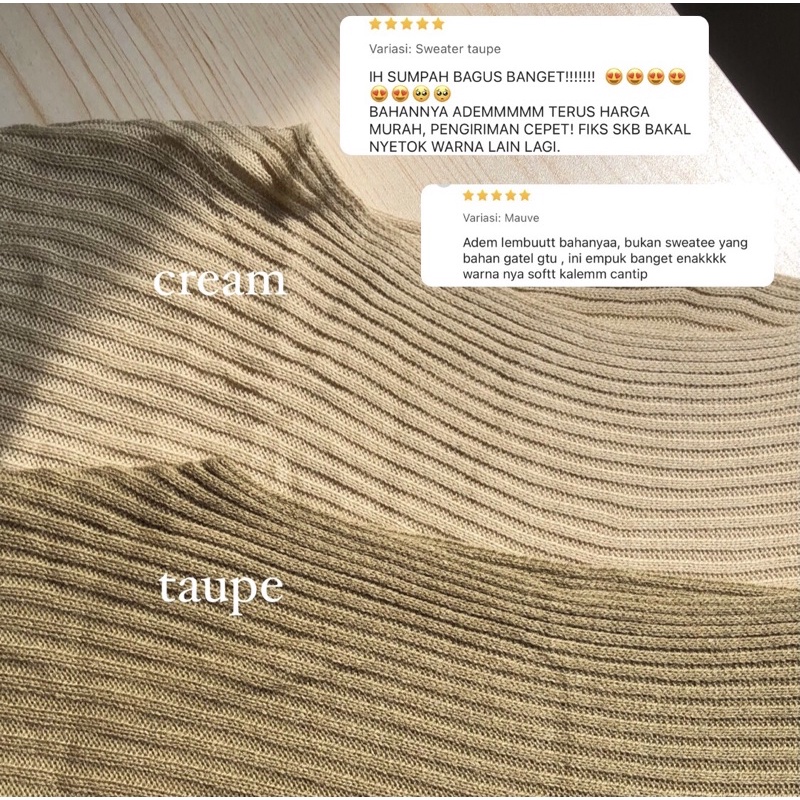 Batwing Sweater - Atasan Rajut - Blouse Rajut - Atasan Wanita