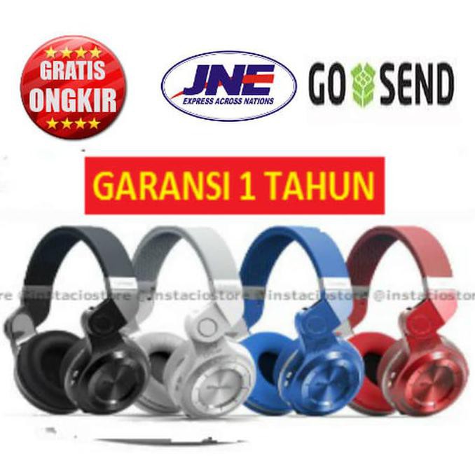 ORIGINAL BLUEDIO T2+ TURBINE HURRICANE WIRELESS BLUETOOTH HEADPHONE