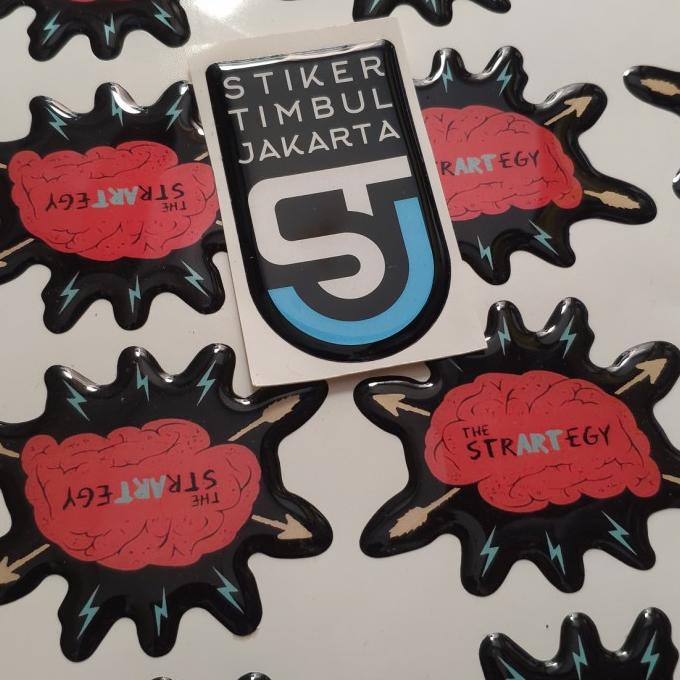 

stiker timbul resin A3 custom beda desain - dome sticker ---Termurah---