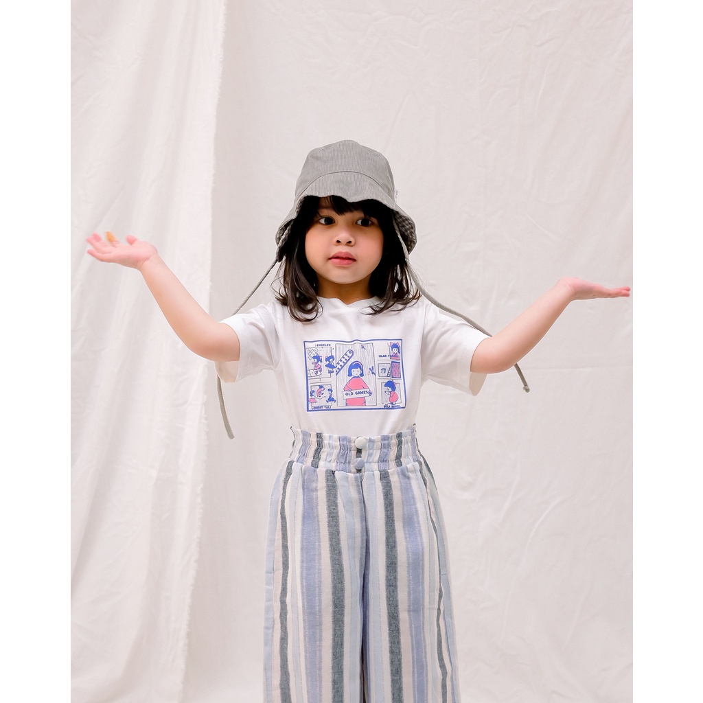 TRADITIONAL GAMES T-SHIRT | Kaos Anak Unisex | Kaos Sablon Anak | Kaos Anak Oversized | Atasan Anak