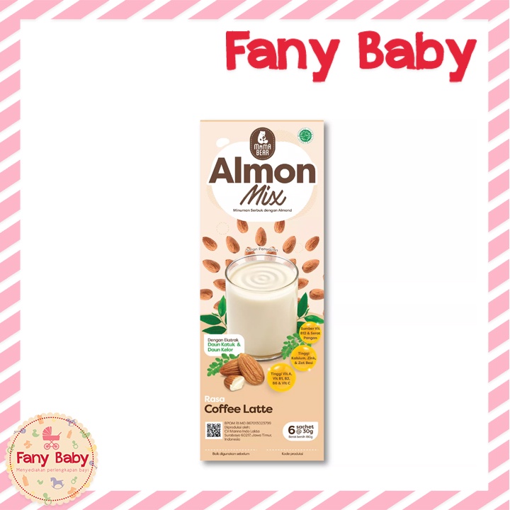 MAMA BEAR ALMON MIX COFFE LATTE 180GR / ASI BOOSTER