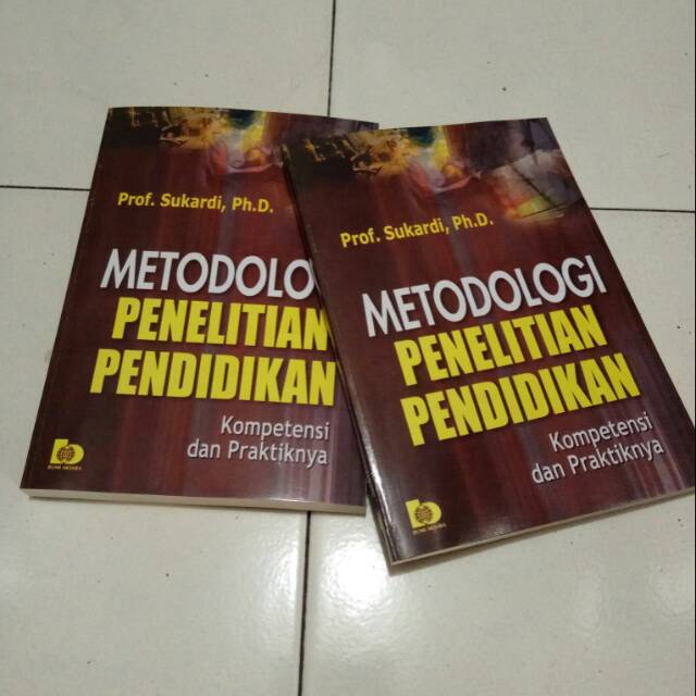 Buku Metode Penelitian Pendidikan By Prof Sukardi Ph D Shopee Indonesia