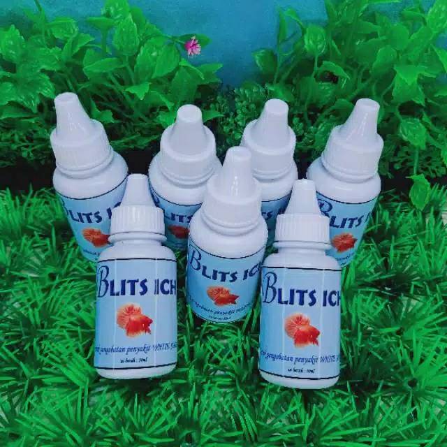 Obat Biru Ikan Hias Blits Ich Methylen Blue 30ml