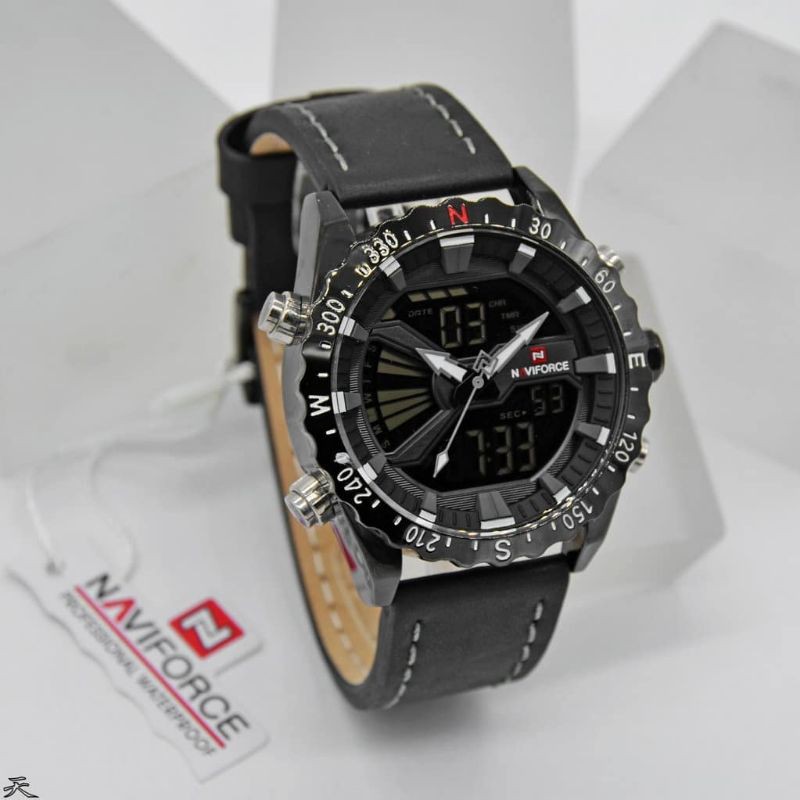 JAM KULIT NAVIFORCE ORIGINAL PRIA DUAL TAEM