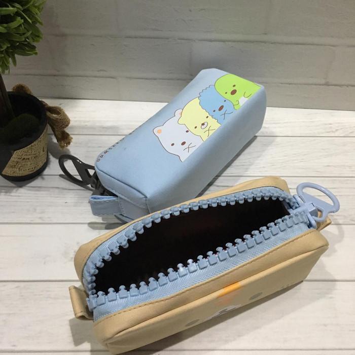 

Tempat Pensil Korea Big Zipper Kanvas Sumikko Rilakkuma Cat 074