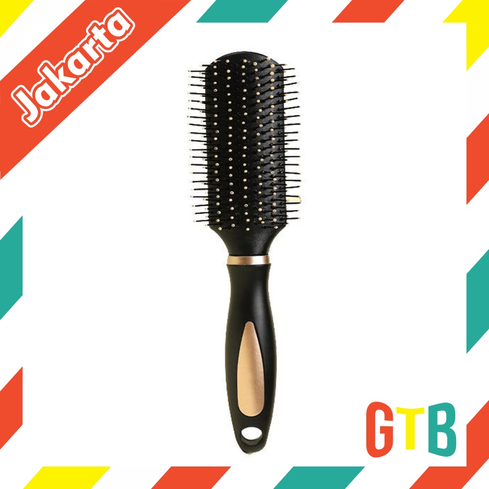 ❤️GTB❤️ Hair Brush Sisir Semua Jenis Rambut Anti Kusut dan Pijat Kepala Flat sisir R665