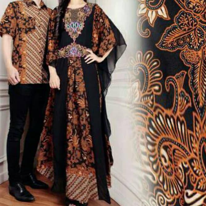 couple kaftan alivia batik pesta baju pasangan sarimbit batik couple /Fashion Muslim Wanita