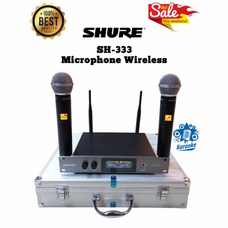 mic wireless SHURE SH-333 original