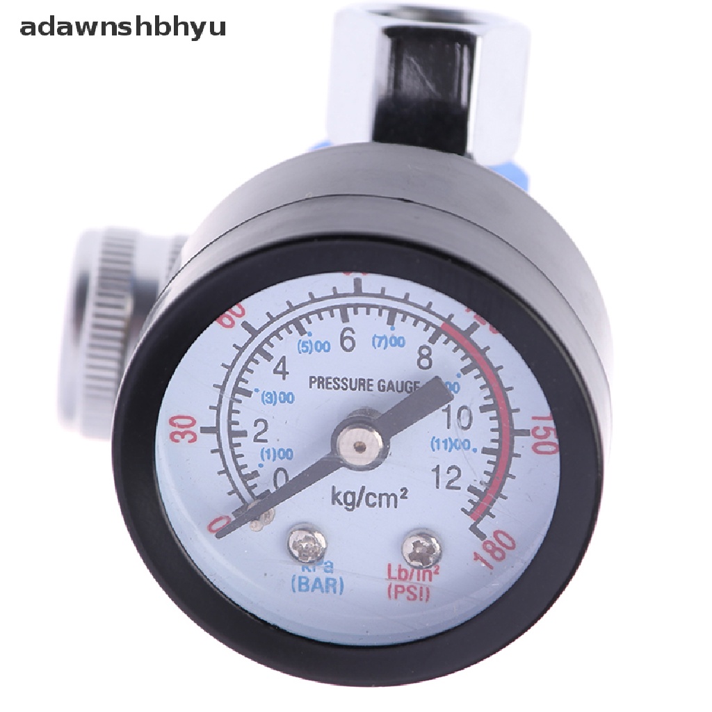 Adawnshbhyu 1/4NPT HVLP spary regulator air pressure gauge regulator Untuk spray gun