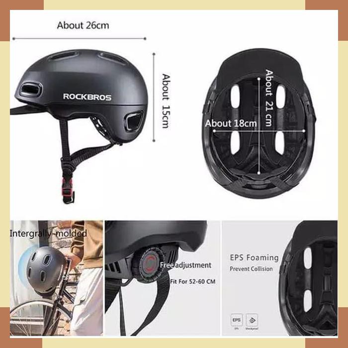Helm Sepeda Lipat Rockbros brompton urban city best seller