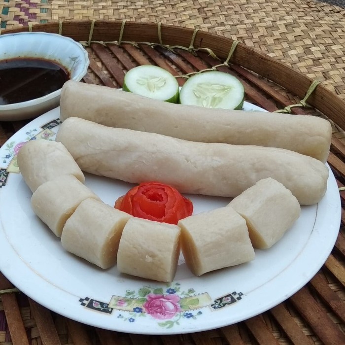 

Mpek Mpek Vegan Non MSG - Pempek Dos Lenjer Besar Asli Palembang