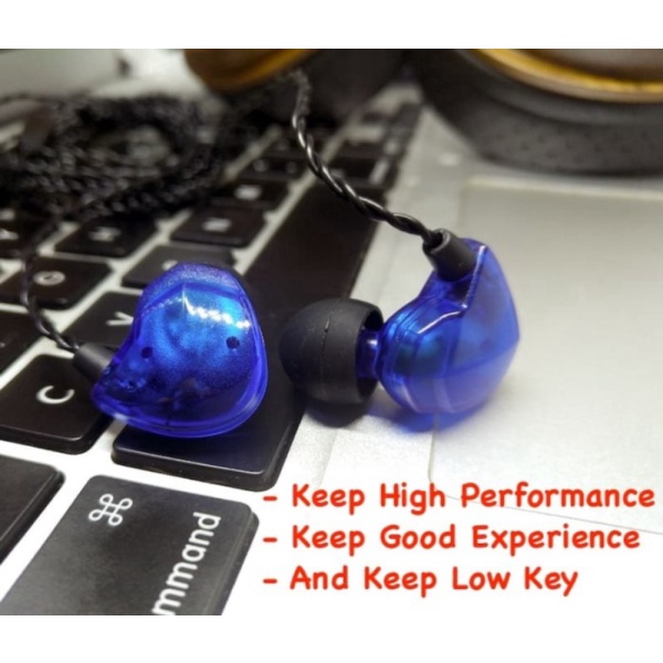 Unik Master DIY Earphone Monitor Headset - HIFI LEVEL 1- BASS - Non Microphone Limited