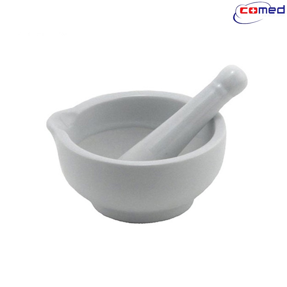 Mortar and pestle 16 cm - alat penumbuk obat 16 cm - Lumpang Alu 16 cm - Penumbuk Obat 16 cm