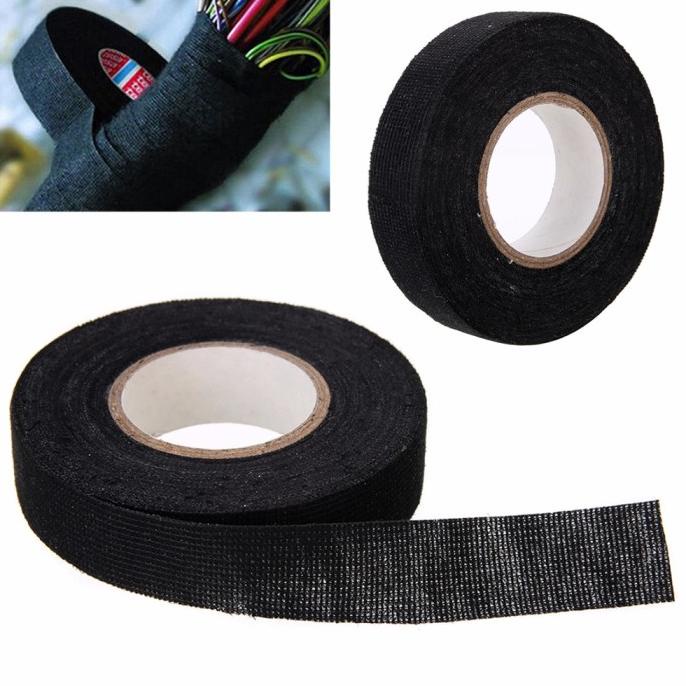 

*$*$*$*$] Mayitr AG Lakban Kabel Listrik Adhesive Cloth Wiring Tape 19mm - BI029