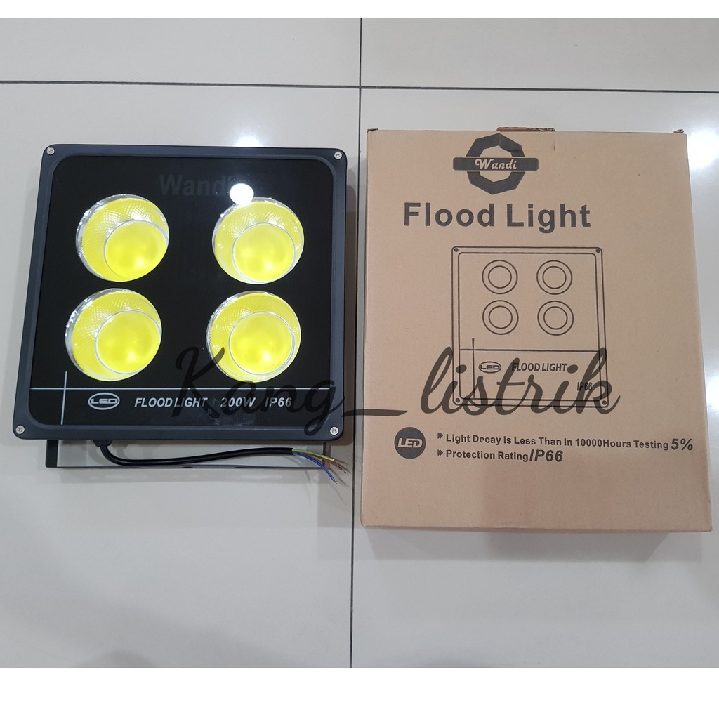 Lampu Sorot LED / Lampu Tembak LED / Flood Light 200W WANDI