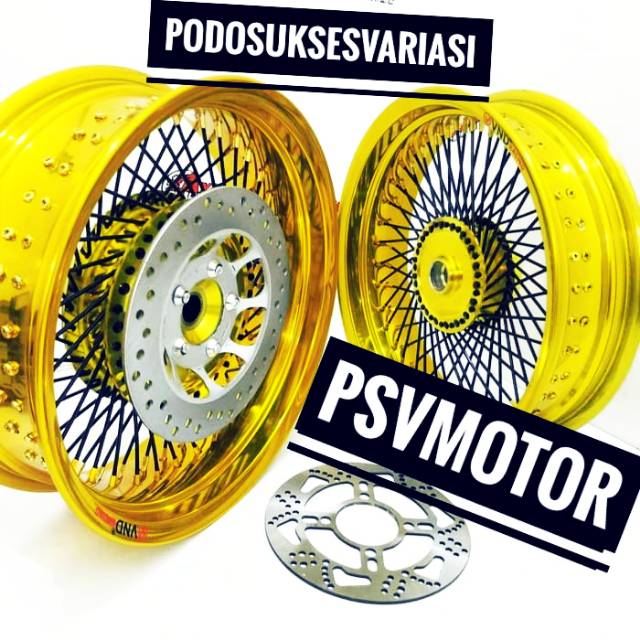 Paketan velg jari seribu ring 14 250 350 buat honda pcx