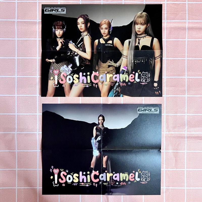 [BACA DESC] FOLDED POSTER FP AESPA DIGIPACK US VERSION KARINA WINTER NINGNING GISELLE