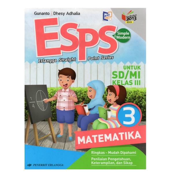 Buku Esps Matematika Kelas 3 Sd Mi Shopee Indonesia
