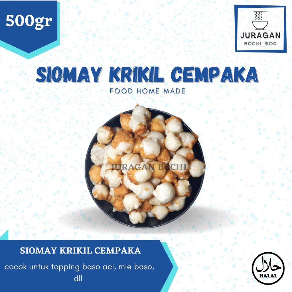 

SIOMAY MINI KRIKIL ENAK GURIH RENYAH KHAS BANDUNG 500gram