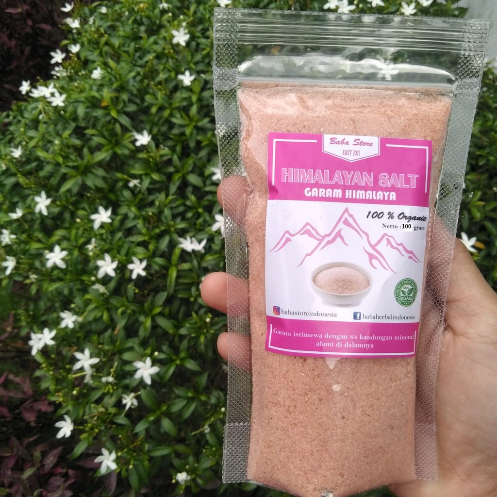 

PROMO (TERMURAH) 100 gr Garam Himalaya (himalayan salt / Pink Salt) - 100% Natural