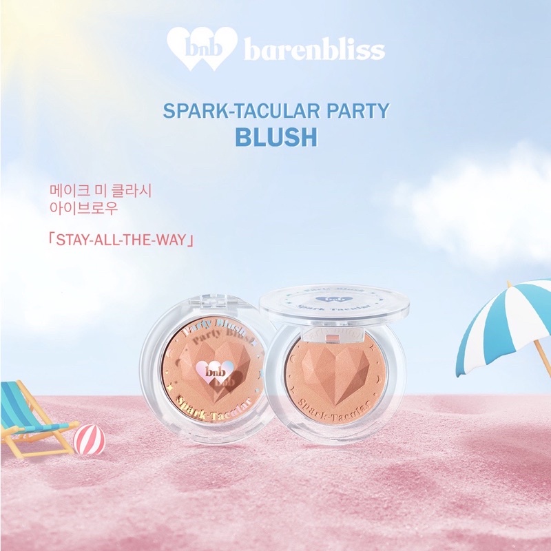 BNB barenbliss Spark-Tacular Party Blush Korea Blush On Pallete Make Up ( YOU MAKEUPS OFFICIAL STORE )