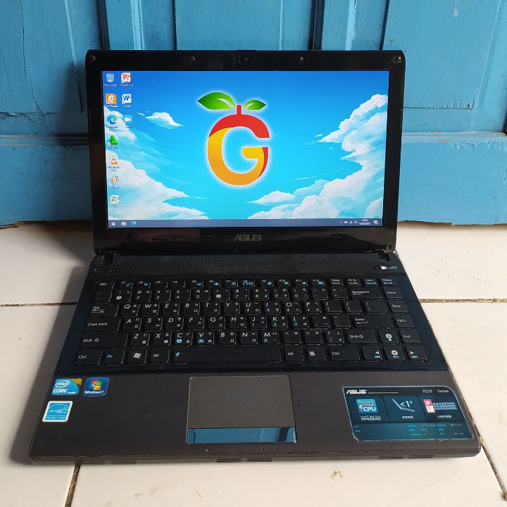 Asus P31F Hitam Intel Core i3 Windows 10 RAM 4GB SSD 128GB Bluetooth Laptop Second