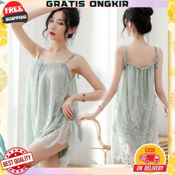 Lingerie Sexy Baju Tidur Sexy Gaun Sexy Night Dress Kekinian Baju Tidur Dinas Malam Depan Suami Nigh