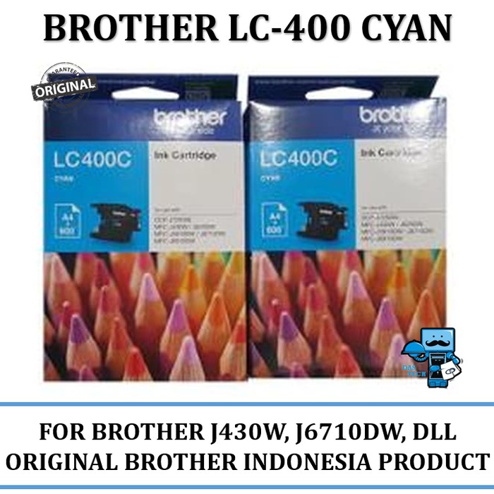 Tinta Brother LC-400 Ink Tinta Original Brother (Cyan)