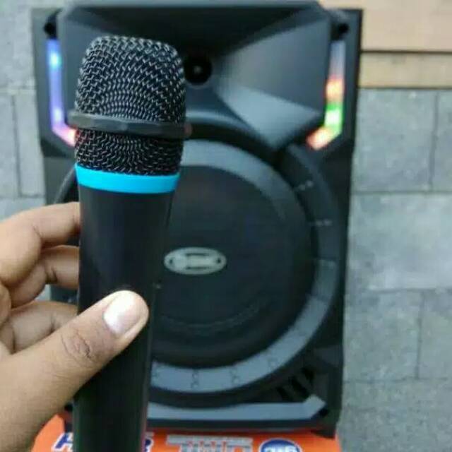 SPEAKER BLUETOOTH GMC 897H BONUS MIC KARAOKE WIRELESS/SALON AKTIF PORTABLE LED SPEAKER MULTIMEDIA