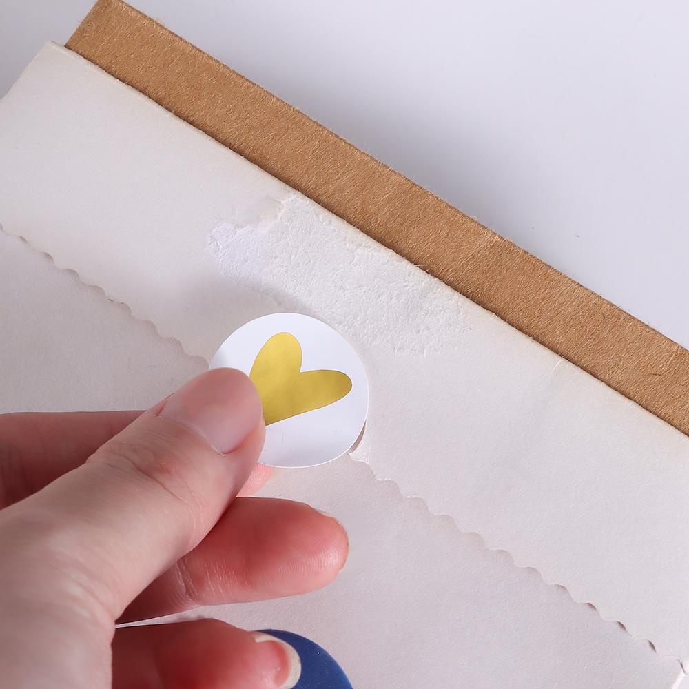 Top 80 /160pcs Handmade Stiker DIY Hiasan Kue Bulat Penyegelan Craft Cinta Hati