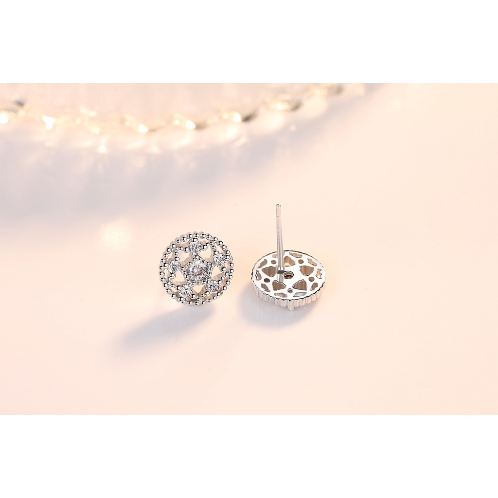 Anting Perak 925 Wanita Lotus King Fashion Perhiasan/Subang Telinga anting perempuan