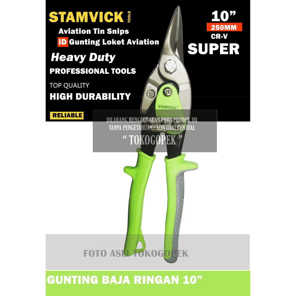 STAMVICK HOLO SUPER - GUNTING BAJA RINGAN - GUNTING LOKET