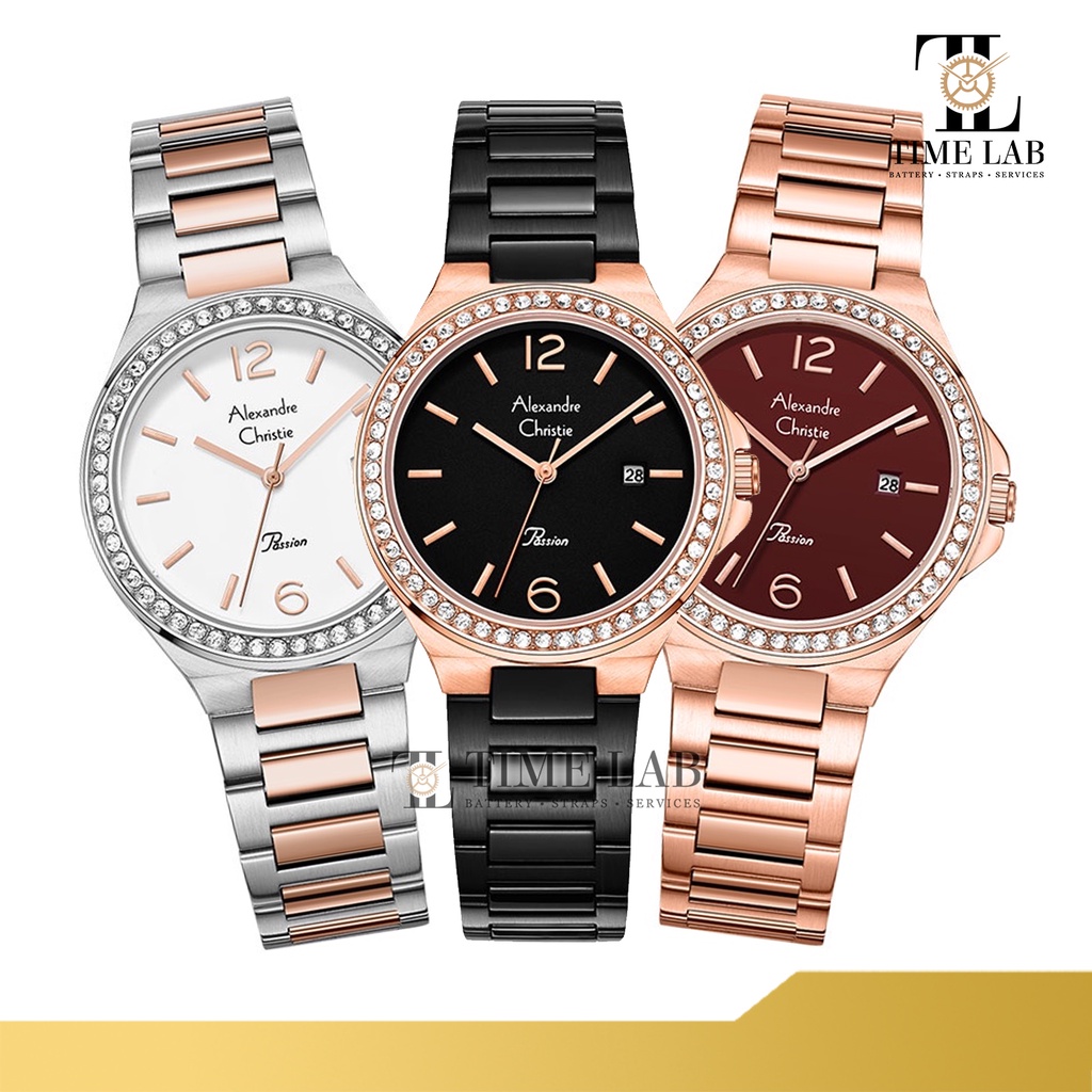 JAM TANGAN ALEXANDRE CHRISTIE ORIGINAL BERGARANSI AC 2981 LD / AC 2981 / AC2981LD WANITA