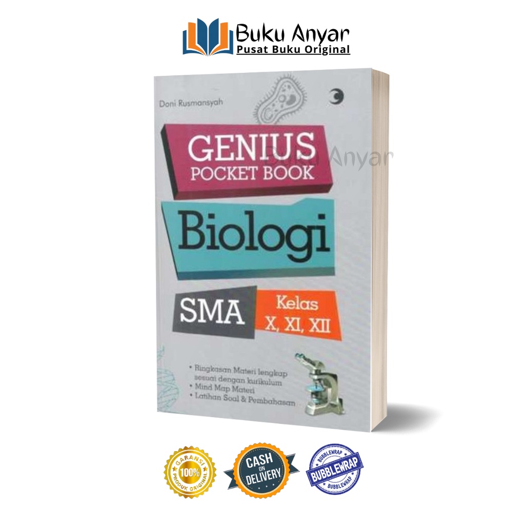 SMA Genius Pocket Book Biologi Kelas 10 11 12 CAESAR