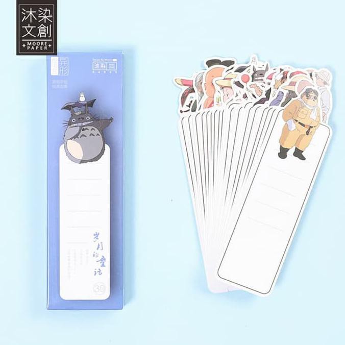 

BEST SELLER Fans of Ghibli Paper Bookmark Set Pembatas Kertas Halaman Buku Murah TERJAMIN