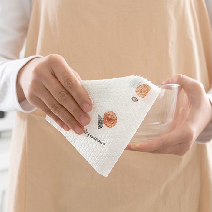 barokah gamis Kain Lap Pembersih Dapur Bisa Dicuci Tissue Roll Pulp+PP