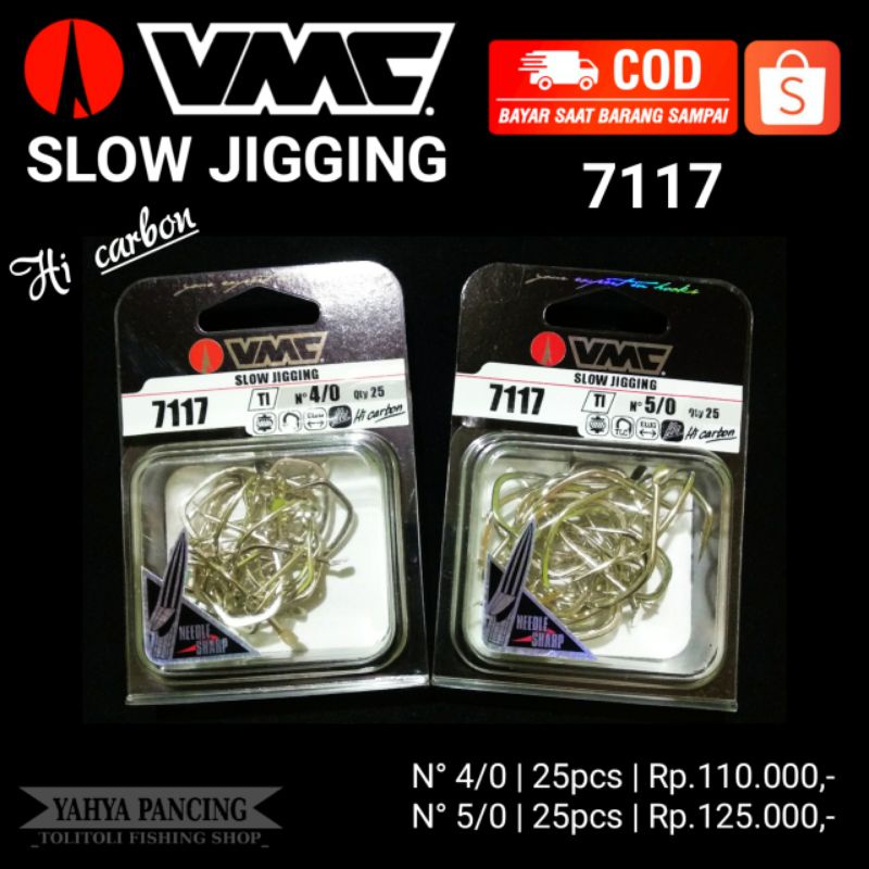 ( COD ) Mata Pancing | Hook VMC Slow Jigging 7117 : 4/0 & 5/0